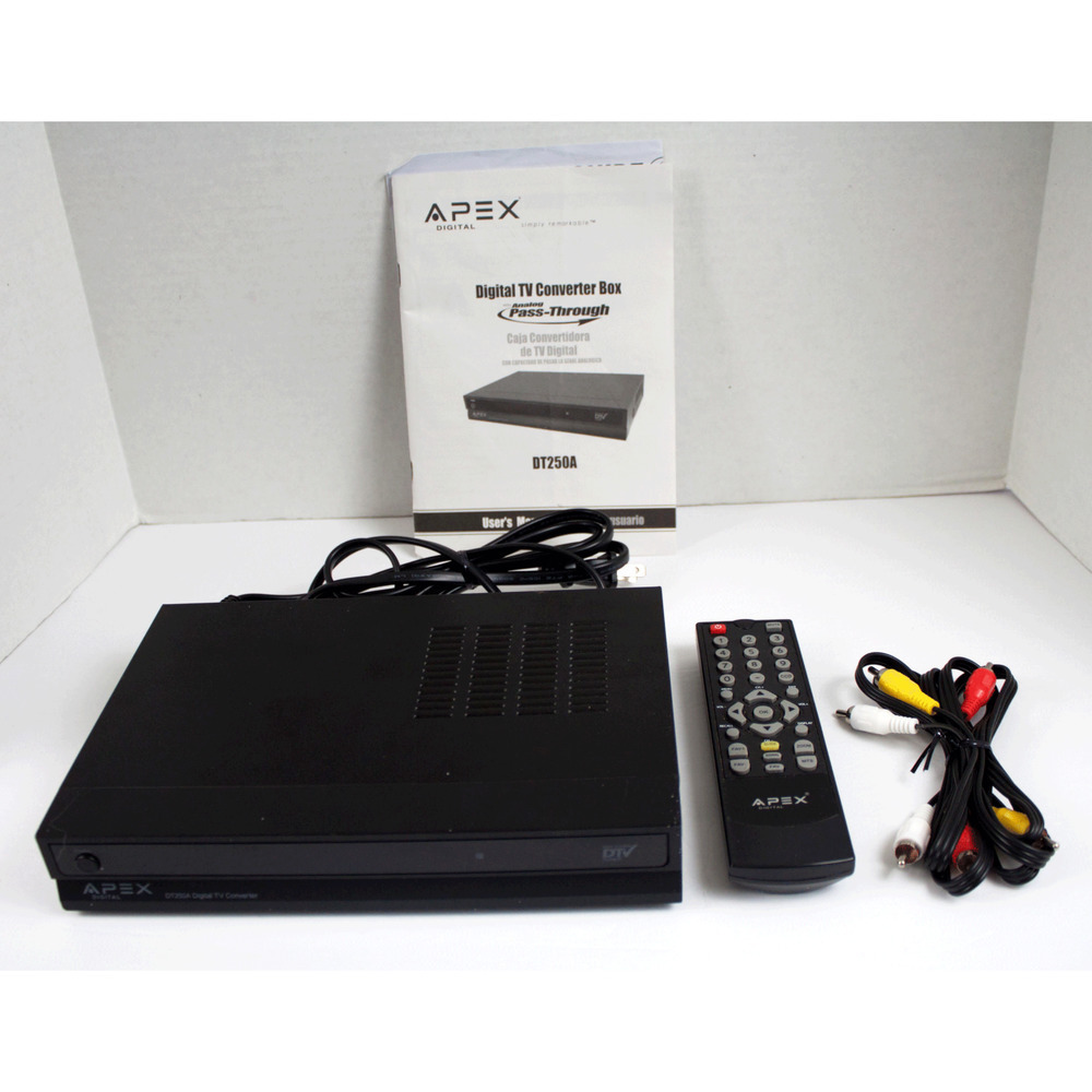 Apex Digital Model DT502A Digital TV Converter Box